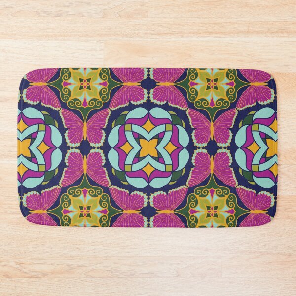 Item preview, Luminous Butterfly Mosaic designed and sold by sarabethtextile.