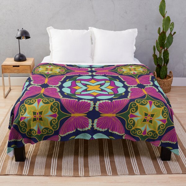 Item preview, Luminous Butterfly Mosaic designed and sold by sarabethtextile.