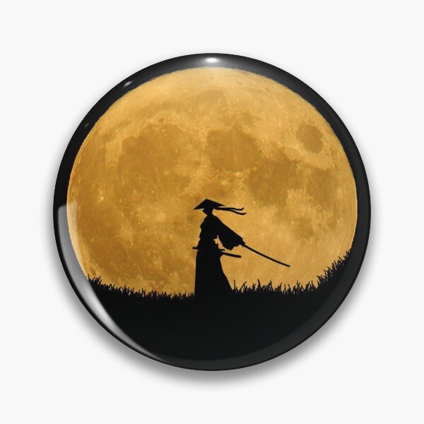 Item preview, Samurai Silhouetted By the Moon designed and sold by artistoutfitter.
