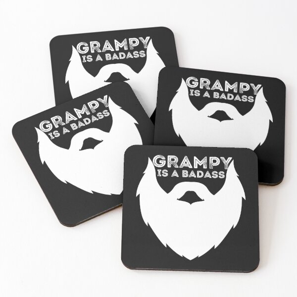 Item preview, Grampy Is a Badass Funny Grandpa Gift designed and sold by Nathalie Aynié.