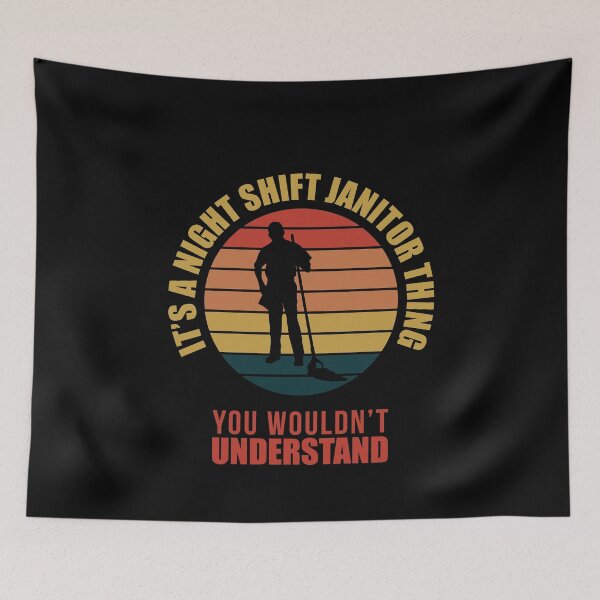 Item preview, Its a night shift janitor thing you wouldnt understand designed and sold by Stickr-boutiq.