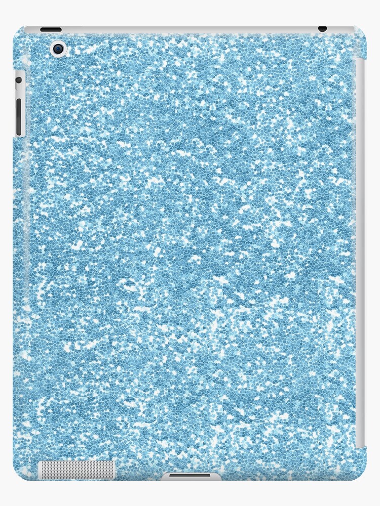 Light Blue Glitter Shiny Bright Sparkly Sky Blue iPad Case & Skin for Sale  by Aquacolorful