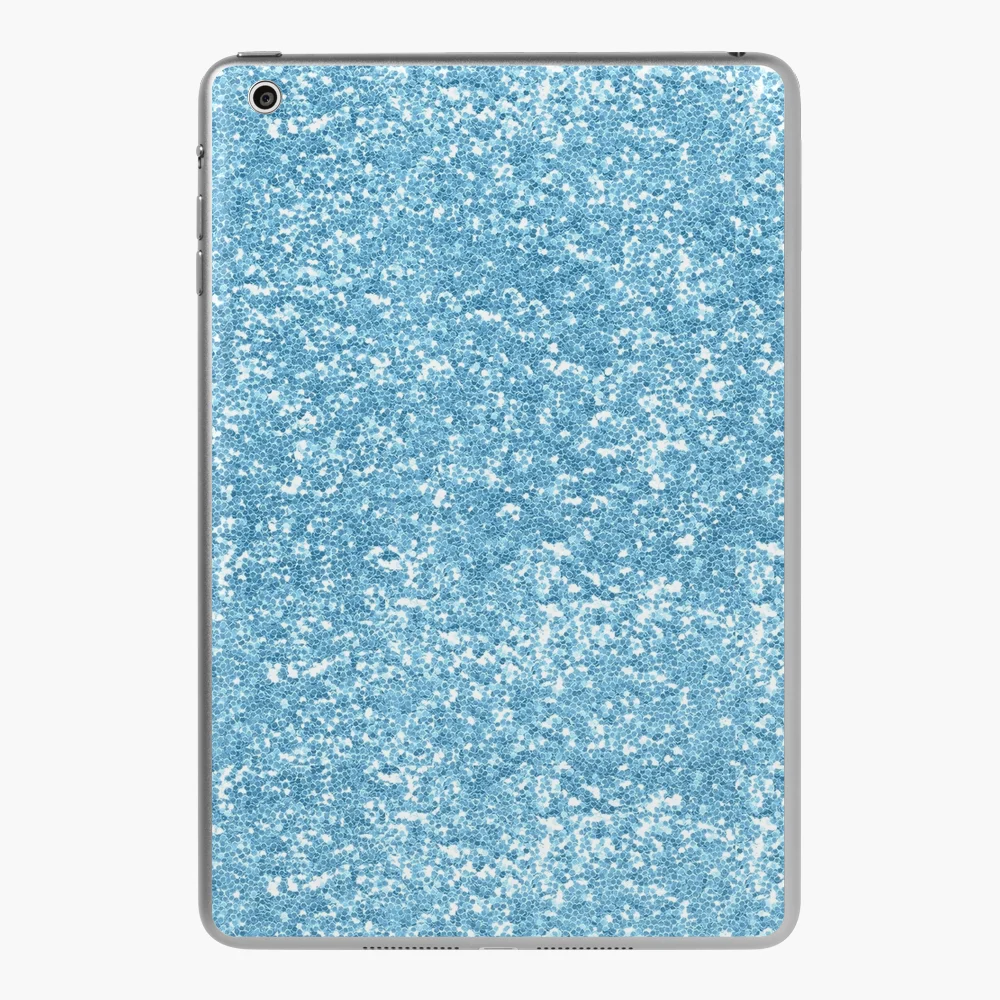 Light Blue Glitter Shiny Bright Sparkly Sky Blue iPad Case & Skin for Sale  by Aquacolorful