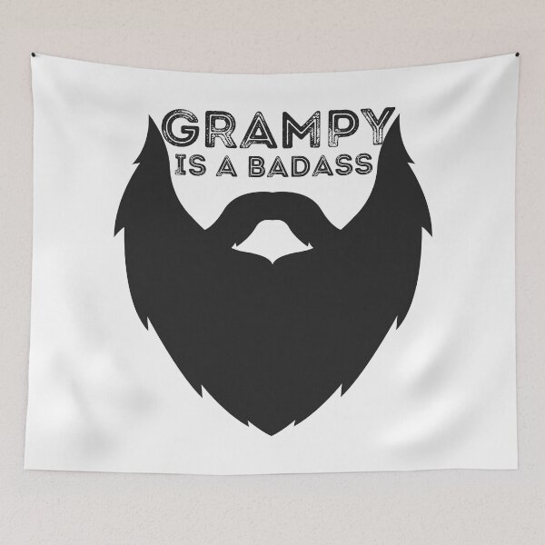Item preview, Grampy Is a Badass Funny Grandpa Gift designed and sold by Nathalie Aynié.