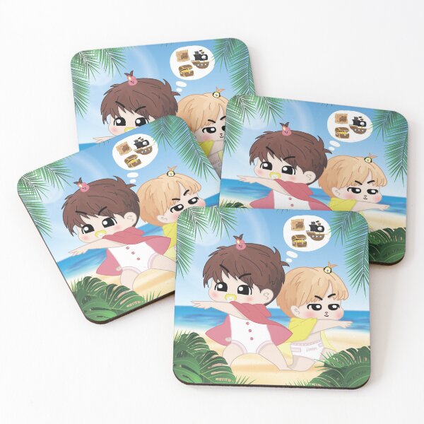 Item preview, BTS Jungkook and Jimin / Jikook designed and sold by Veronica Kostyuk.