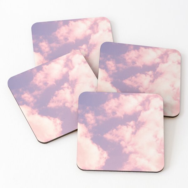 Item preview, cotton candy bubblegum pink pastel dreamy clouds designed and sold by JLPhotographer.
