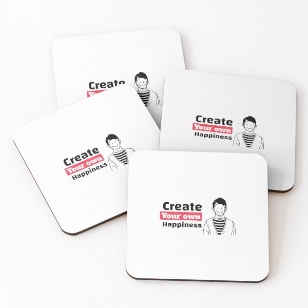 Item preview, Create Your Own Happiness - Red Color designed and sold by ArtYoto.