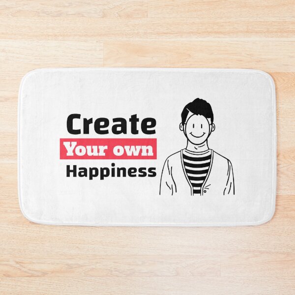 Item preview, Create Your Own Happiness - Red Color designed and sold by ArtYoto.