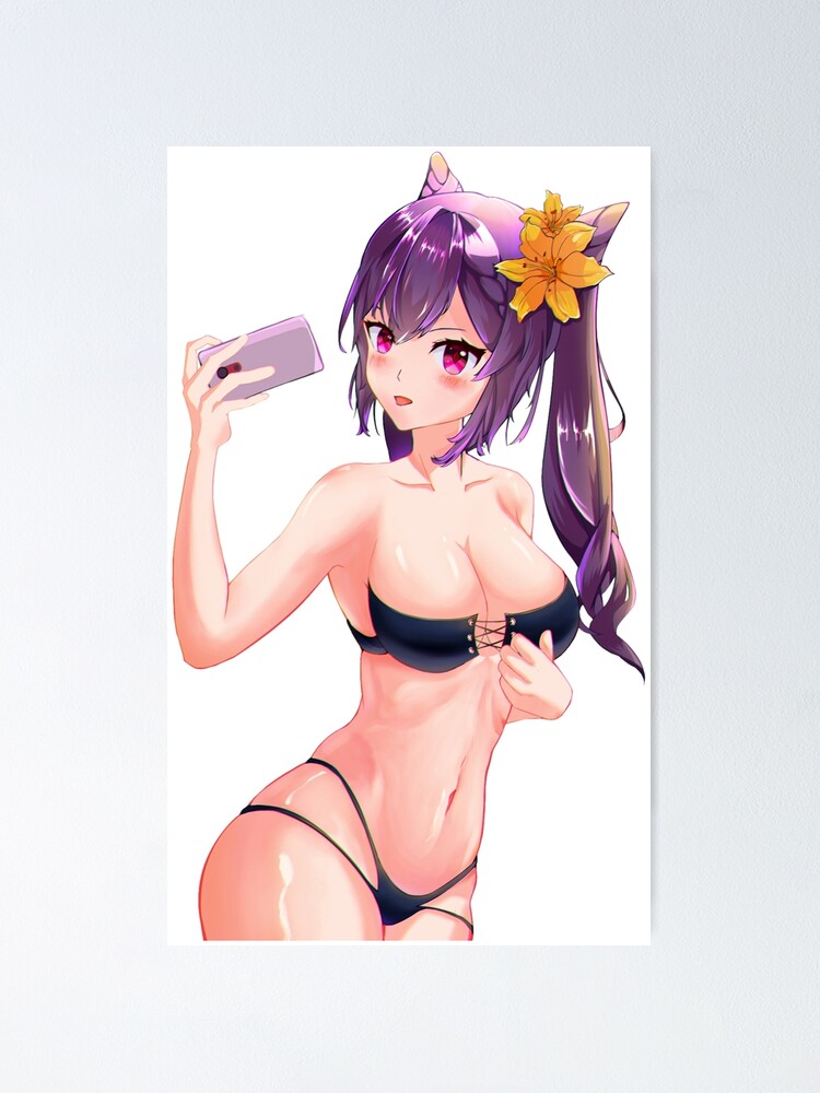 Sexy Keqing From Genshin Impact Poster By Gibbins Redbubble