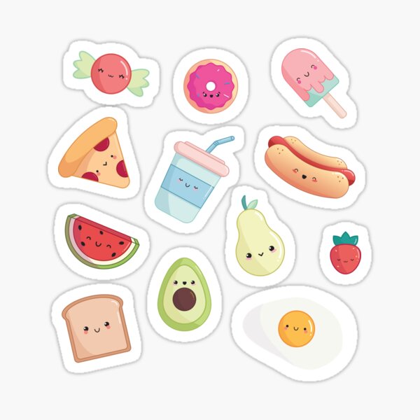 Printable Cute Food Stickers | ubicaciondepersonas.cdmx.gob.mx