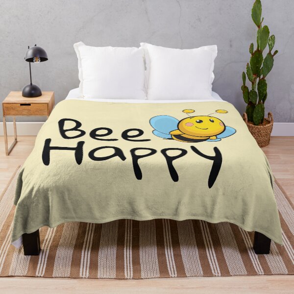 Item preview, Bee Happy - Cute Wholesome Bee Handrawn - Bees Are Happy designed and sold by Exertion.