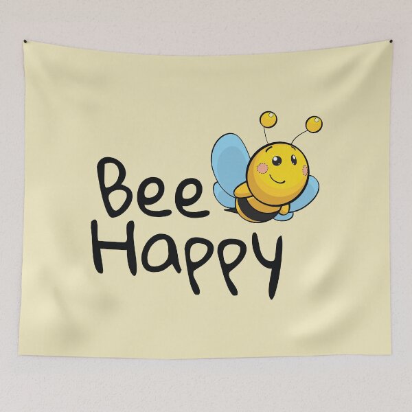 Item preview, Bee Happy - Cute Wholesome Bee Handrawn - Bees Are Happy designed and sold by Exertion.