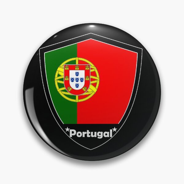 Artikelvorschau, Portugal Flaggenabzeichen entworfen und verkauft von Gina-Driada.