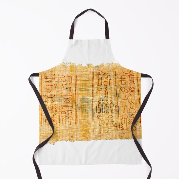 Item preview, Egyptian papyrus with hieroglyphs, manuscript from The Karnak temple, Luxor, Egypt. designed and sold by MysticaLink.