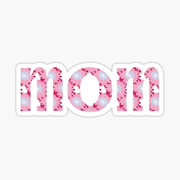 Item preview, Mom Floral Art Typography for Mothers Day designed and sold by ellenhenry.
