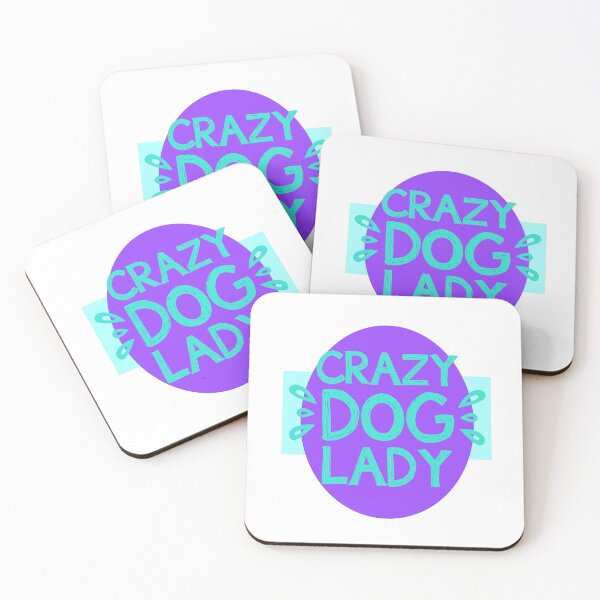 Item preview, Crazy Dog Lady - Purple and Teal designed and sold by Douglas  Walker.