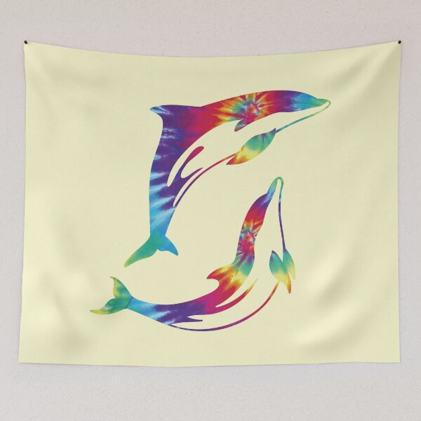 Item preview, Tie Dye Dolphin- ocean sea creature dolphin lover  designed and sold by Rajpramanik.
