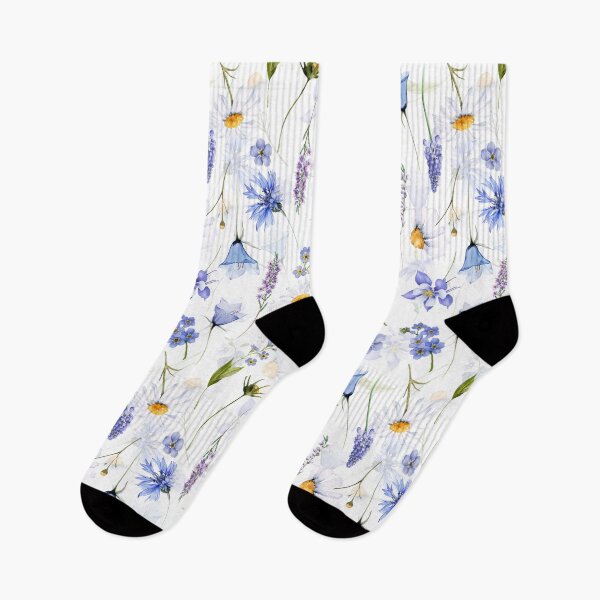 Item preview, Blue And White Midsummer Meadow Botanical Garden designed and sold by UtArt.