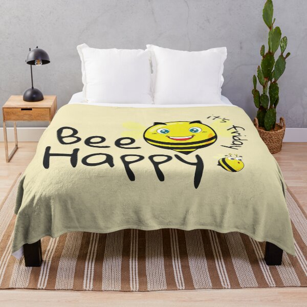 Item preview, Bee Happy It's Friday - Cute Wholesome Bee Handrawn - Bees Are Happy designed and sold by Exertion.