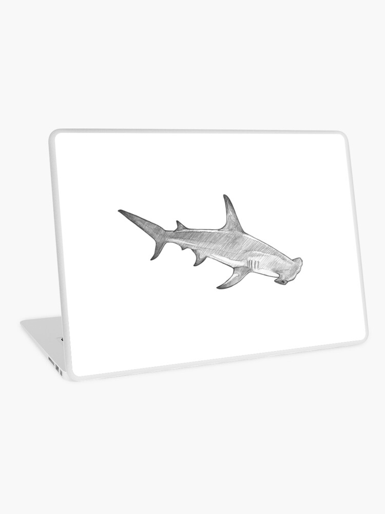 Shark Fishing Rod | Laptop Skin