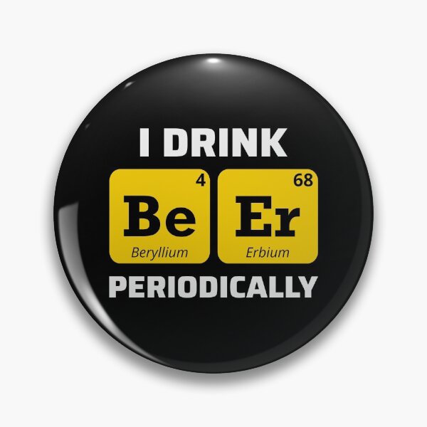 Item preview, Beer Drinking Chemistry Periodic Table Funny Humour designed and sold by CuteDesigns1.
