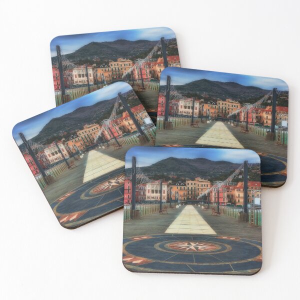 Item preview, Vista panorámica desde el muelle de Alassio Liguria Italia designed and sold by ritadilalla.