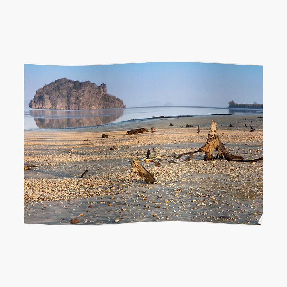 Sunrise Hua Hin Beach Trang Province Thailand Art Print By Khellon Redbubble