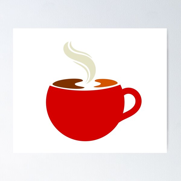 Artikel-Vorschau von Glühende Tasse Kaffee, designt und verkauft von StudioBarcelona.