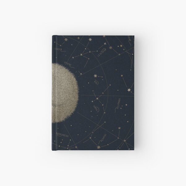 Celestial Cat (Dark) Hardcover Journal