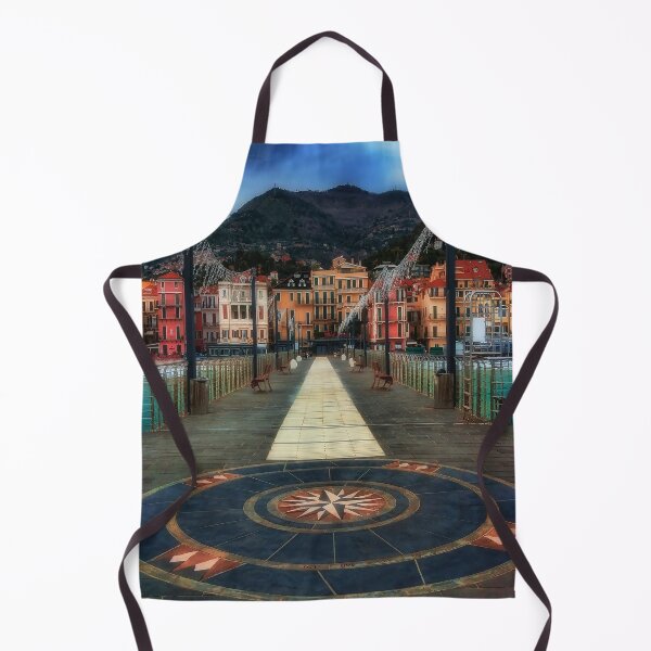 Item preview, Vista panorámica desde el muelle de Alassio Liguria Italia designed and sold by ritadilalla.