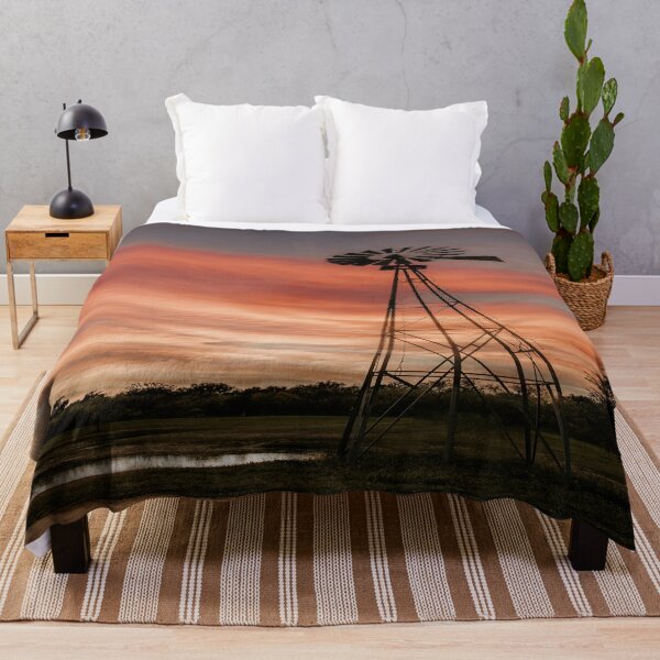 Item preview, Hill Country Sunset Windmill Silhouette designed and sold by JLPhotographer.