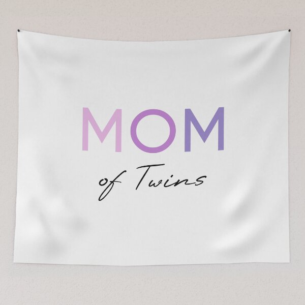 Item preview, Mom of Twins for every proud mother of twins designed and sold by Blue-Fairy.