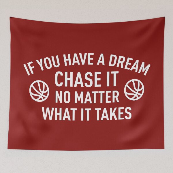 Item preview, If You Have A Dream Chase It, No Matter What It Takes (Red BG) designed and sold by FilipeFerreira.