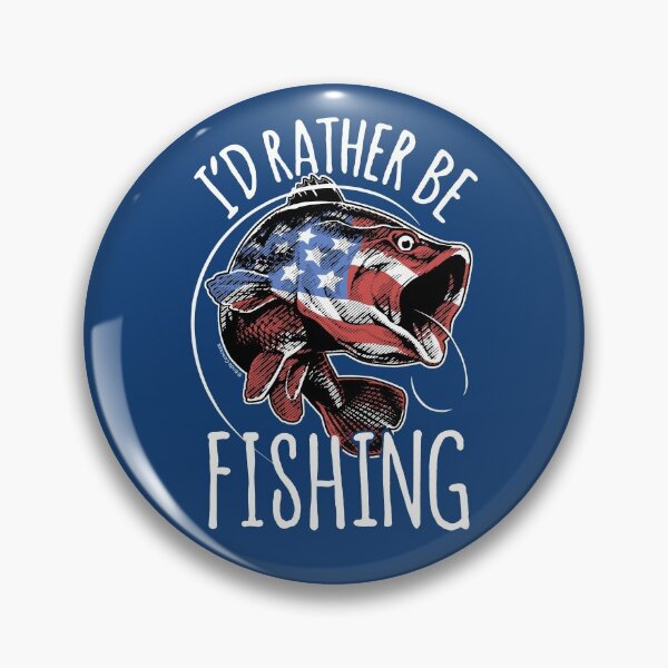 Artikelvorschau, Ich würde lieber fischen | Bass Fisherman USA Flagge entworfen und verkauft von EndeConcept.