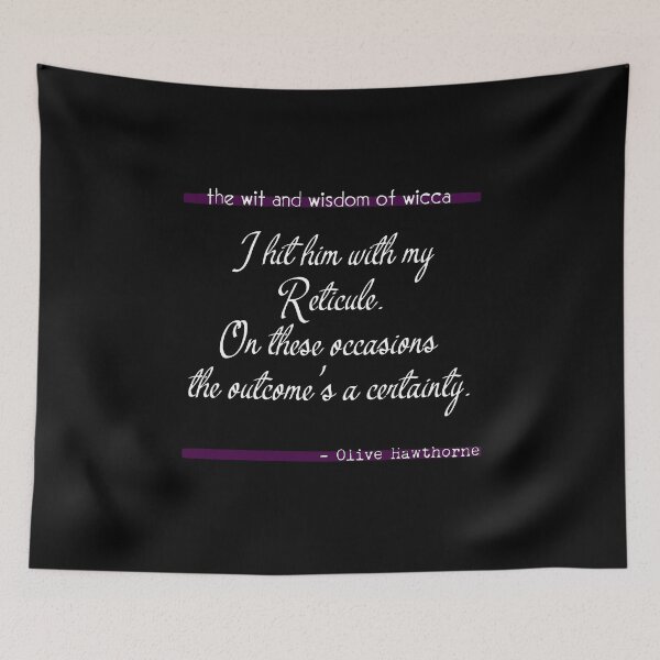 Item preview, Wit And Wisdom Of Wicca - Reticule - Olive Hawthorne designed and sold by Bugs-Boutique.