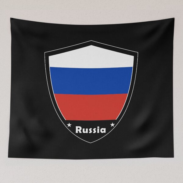 Artikelvorschau, Russland Flaggenabzeichen entworfen und verkauft von Gina-Driada.