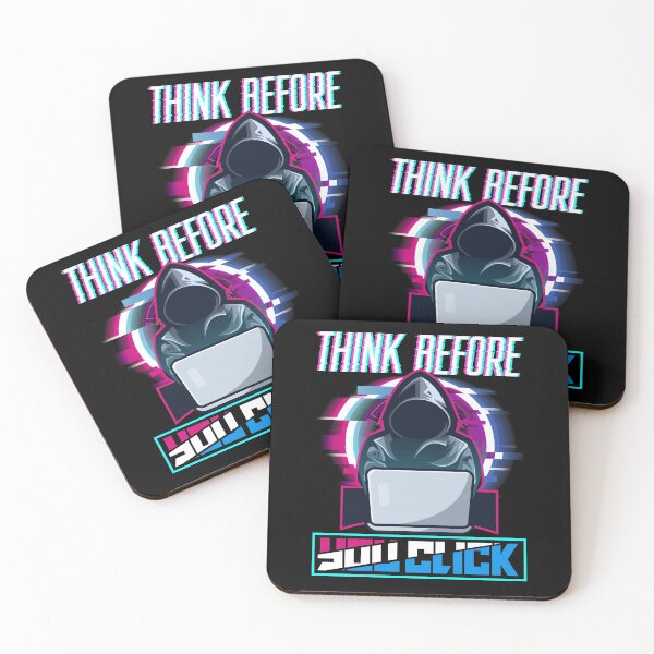 Item preview, Cybersecurity Engineer Think Before You Click Funny Helpdesk designed and sold by ShopTheStyle.