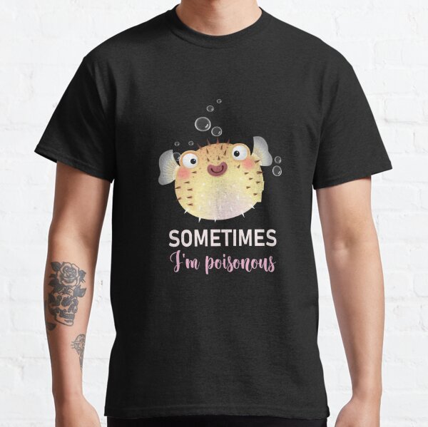 Confused Puffer Fish - funny sayings T-Shirt, Zazzle