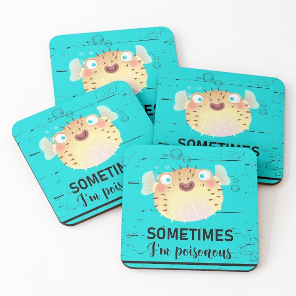 Item preview, Puffer fish poison funny poisonous designed and sold by Imutobi.