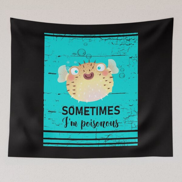 Item preview, Puffer fish poison funny poisonous designed and sold by Imutobi.