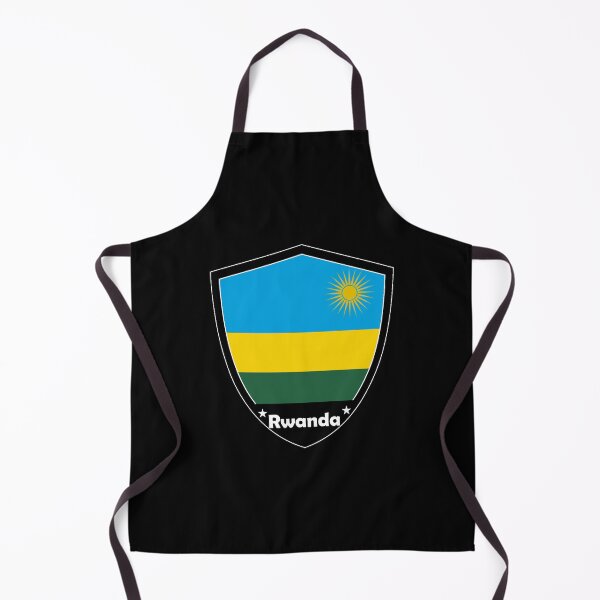 Item preview, Rwanda Flag Badge designed and sold by Gina-Driada.