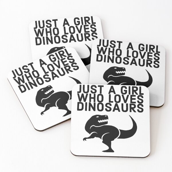 Item preview, Just a girl who loves dinosaurs SIMPLE designed and sold by MNSDesignHub.