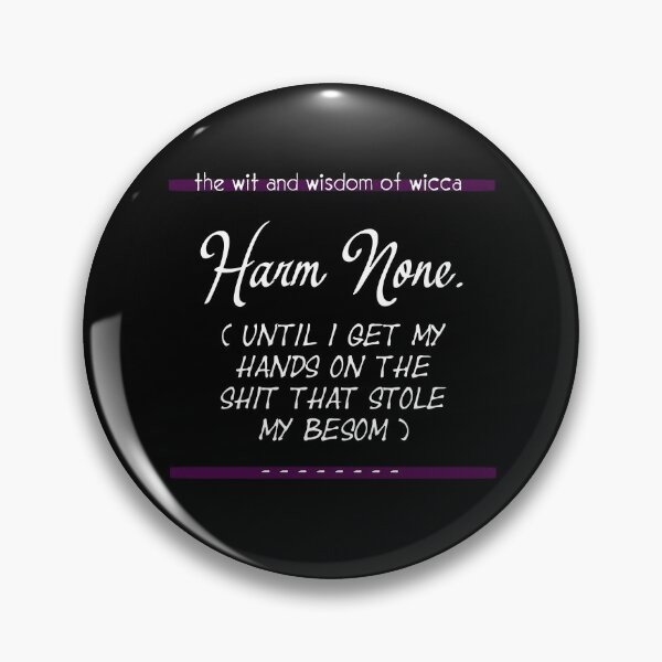 Item preview, Wit And Wisdom Of Wicca - Stolen Besom designed and sold by Bugs-Boutique.