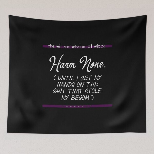 Item preview, Wit And Wisdom Of Wicca - Stolen Besom designed and sold by Bugs-Boutique.