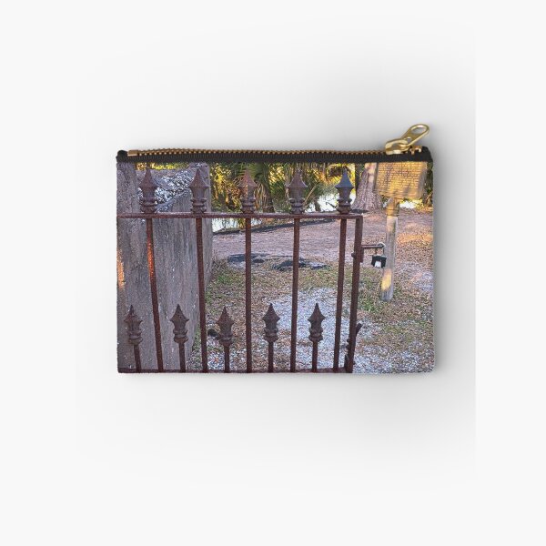 Item preview, Puerta del cementerio de DuBignon y marcador histórico Jekyll Island Georgia designed and sold by LisaWootenPhoto.
