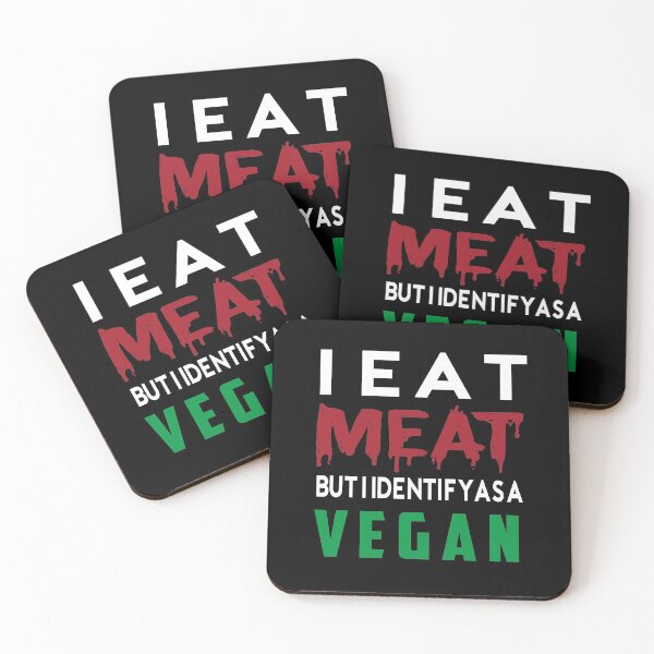Item preview, I Eat Meat But I Identify As A Vegan designed and sold by Alisigner.