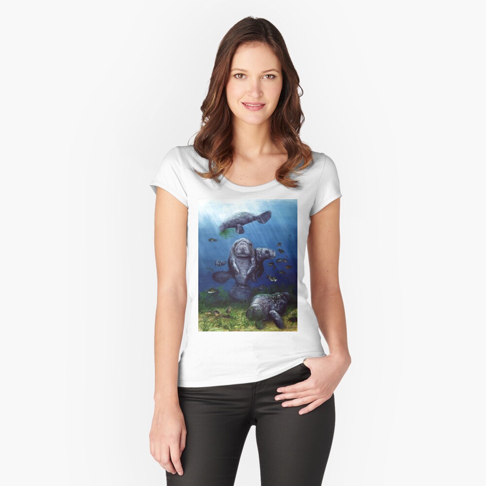 Item preview, Fitted Scoop T-Shirt designed and sold by ArtByWilliamE.