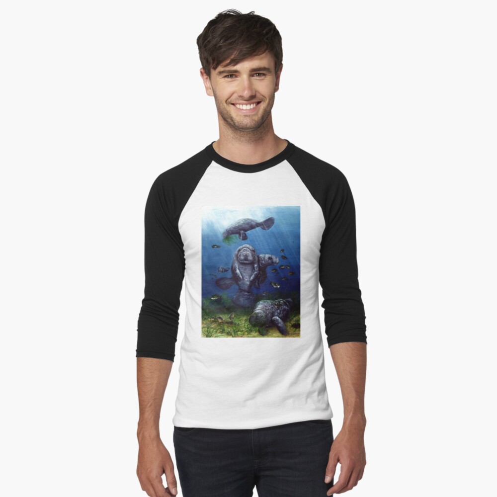 Item preview, Baseball ¾ Sleeve T-Shirt designed and sold by ArtByWilliamE.