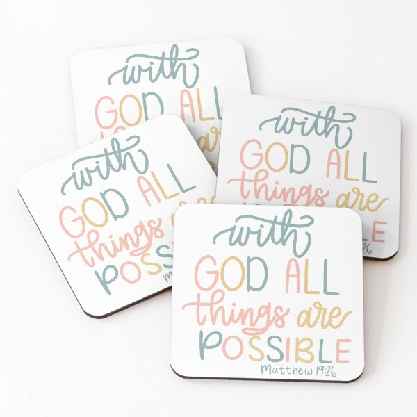 Item preview, Matthew 19:26 designed and sold by JulieannMalynda.