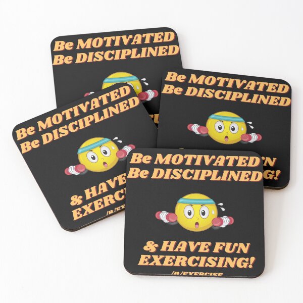 Item preview, Be MOTIVATED, Be DISCIPLINED, & HAVE FUN EXERCISING! 001 designed and sold by FunExercise.